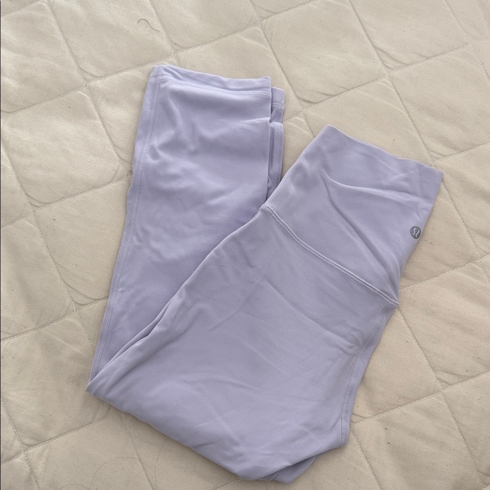 lululemon wunder under 25” lavender leggings